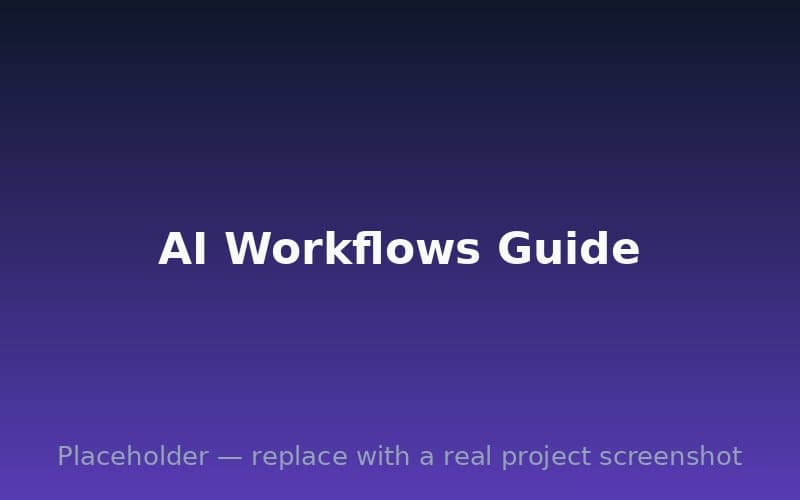 Building AI-Powered Workflows Without a Machine Learning Background