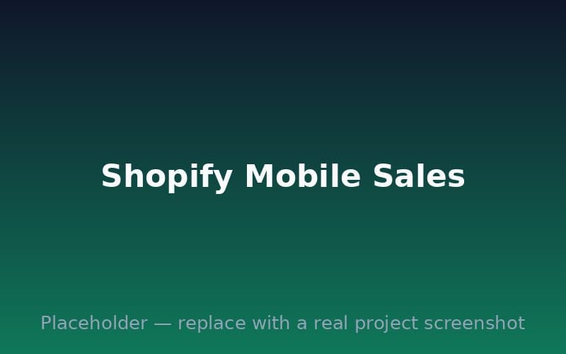 Why Your Shopify Store Is Losing Mobile Sales (And How to Fix It)